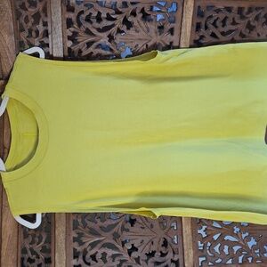 Yellow Sleeveless Lululemon Top